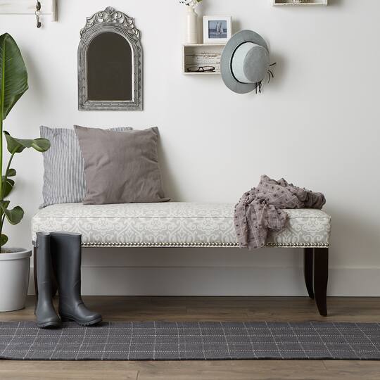 DII® Variegated Plaid Recycled Yarn Floor Runner, 2ft. x 3" x 6ft.